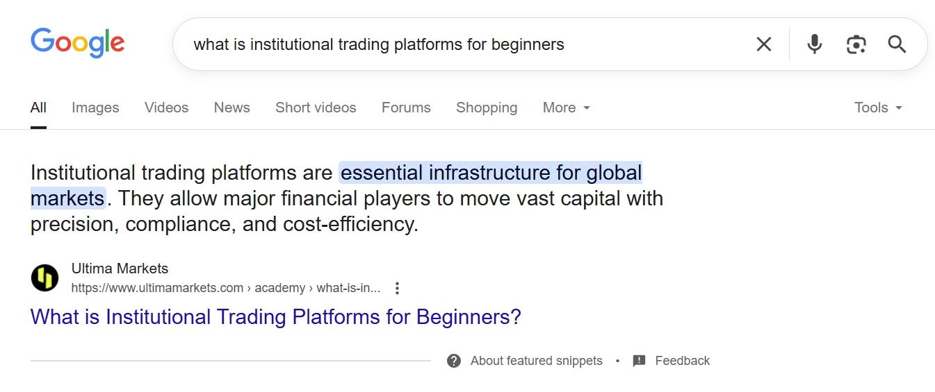Global Trading Platform result screenshot 7